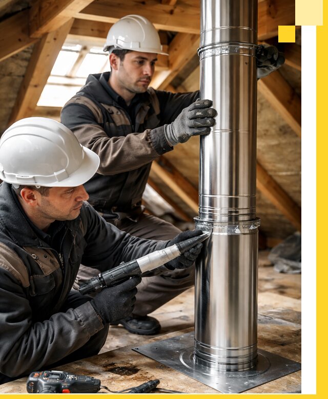 Монтаж дымоходов для каминов в Балашове с гарантией качества