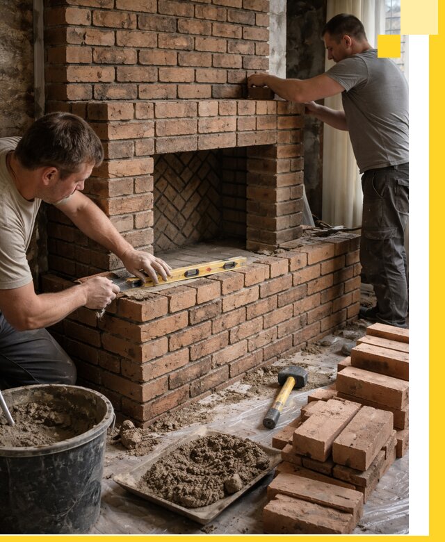 Изготовление и установка кирпичных каминов в Балашове