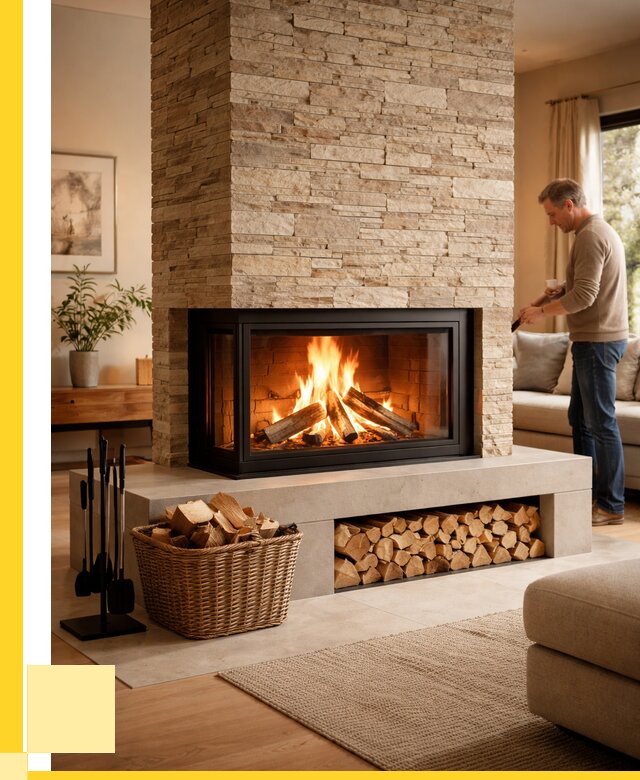 Дровяной камин под ключ в Балашове от 203380 р. | ЭриданБла