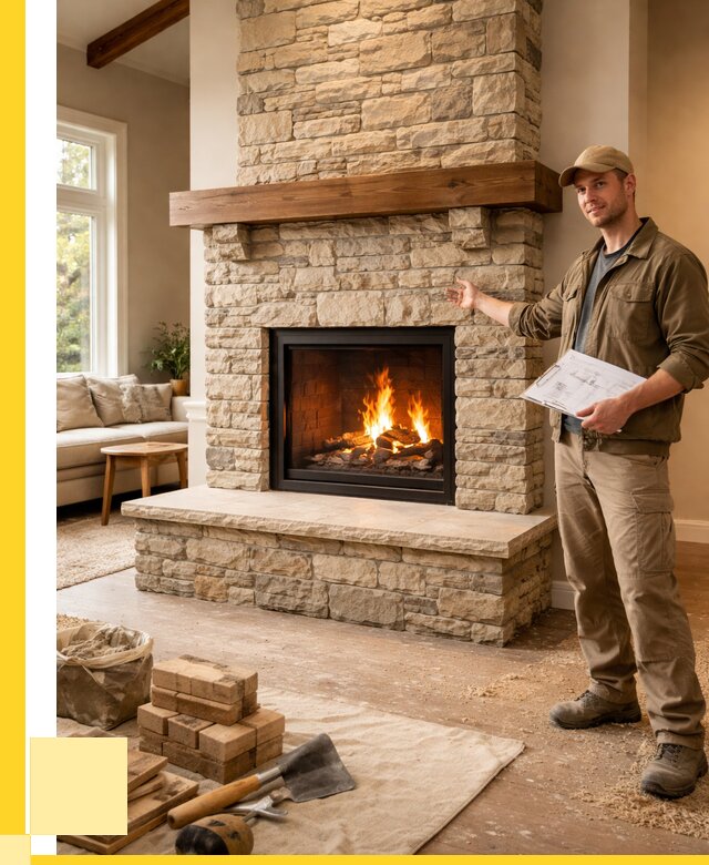 Камины под ключ в Балашове от 183042 р. | ЭриданБла — установка