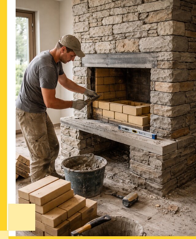 Кладка каминов и камина в Балашове от 25423 р. ЭриданБла