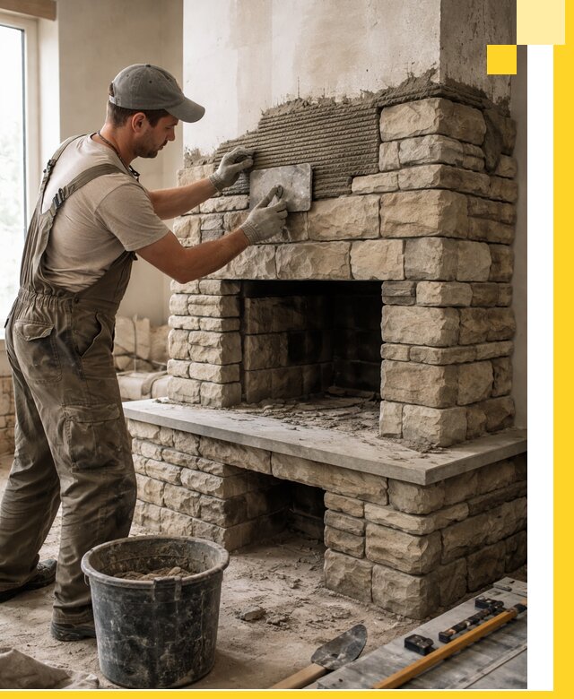 Строительство каминов под ключ в Балашове от проектирования до монтажа