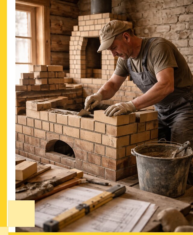 Кладка печей из кирпича в Балашове цены от 30507 р. - ЭриданБла