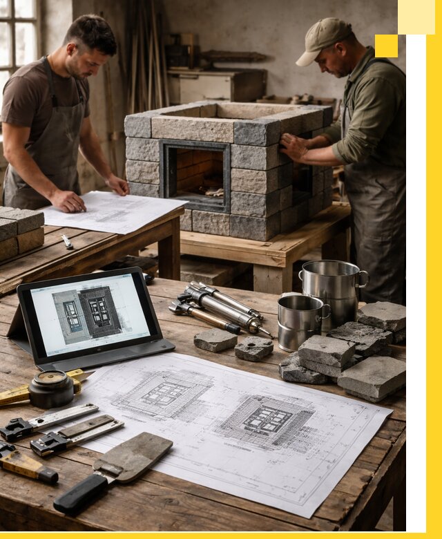 Разработка проектов печей с согласованием и монтажом в Балашове