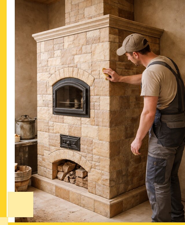 Облицовка печей в Балашове от 4576 р. под ключ | ЭриданБла