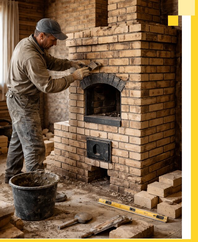 Кирпичные печи под ключ в Балашове: проектирование и кладка