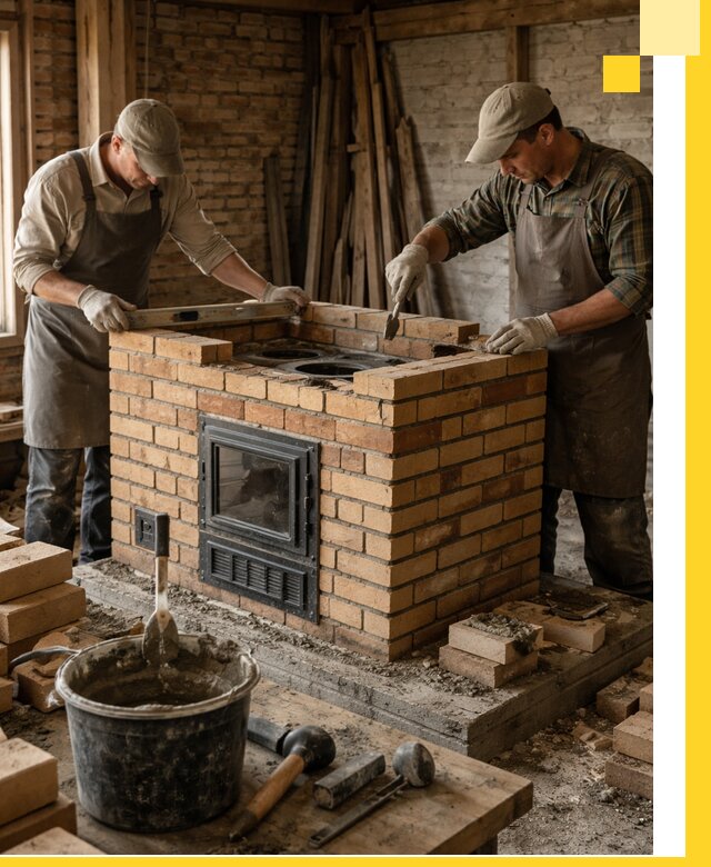 Изготовление и установка варочных печей под ключ в Балашове