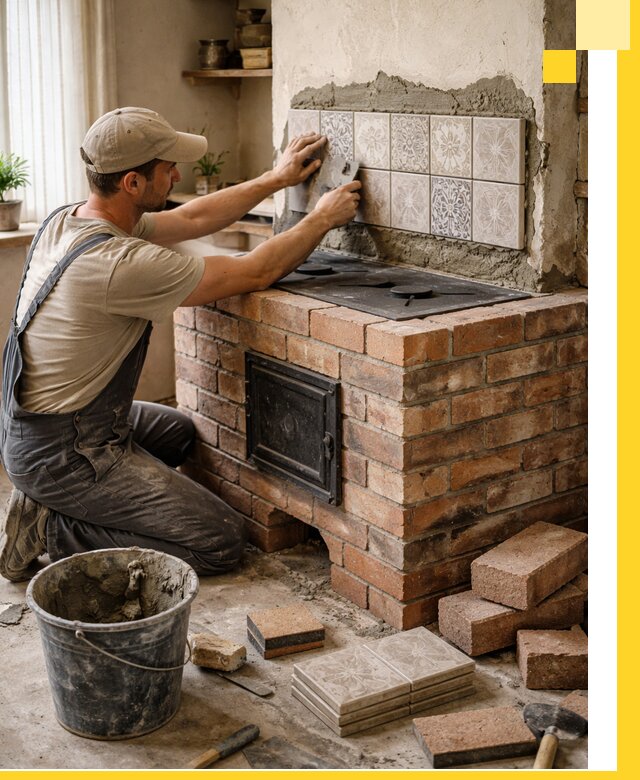 Печи с плитой на заказ монтаж гарантия и сервис в Балашове