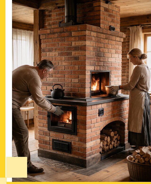 Печи для загородного дома под ключ в Балашове от 81352 р. | ЭриданБла