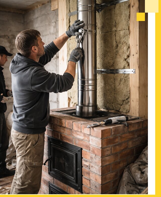 Изготовление и монтаж печей и дымоходов под ключ в Балашове