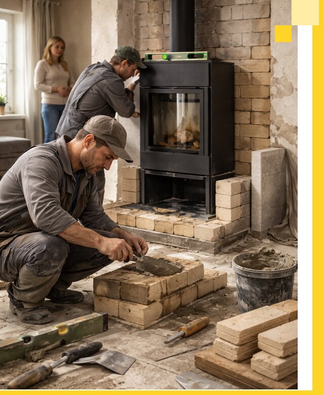 Печи и камины под ключ: проект, установка в Балашове