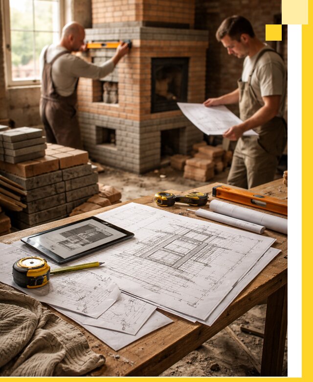 Проекты печей и каминов с индивидуальным дизайном в Балашове