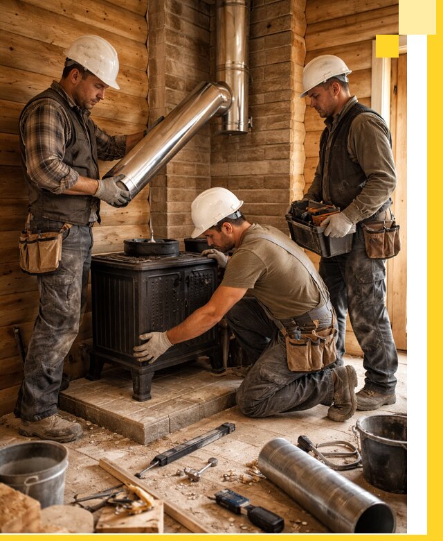 Профессиональный монтаж банных печей и дымоходов в Балашове