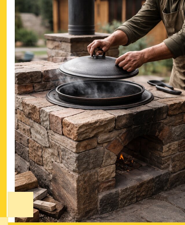 Печи для казана в Балашове по цене от 18304 р. | ЭриданБла