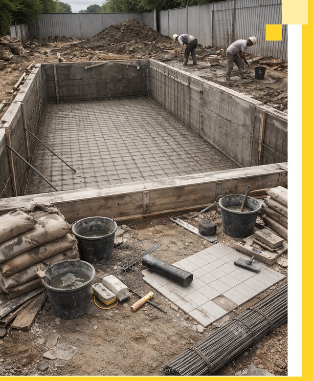 Строительство бассейнов под ключ в Балашове, дизайн и монтаж