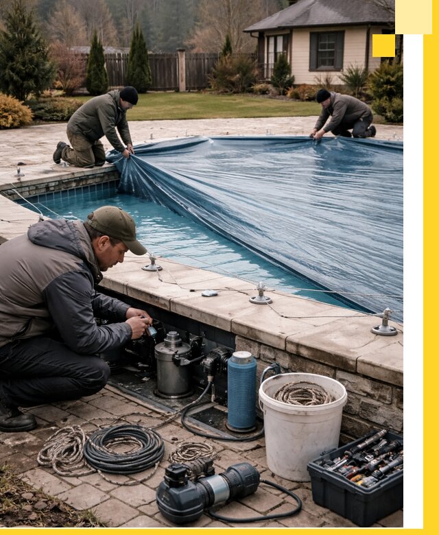 Консервация бассейнов в Балашове: подготовка к длительному хранению