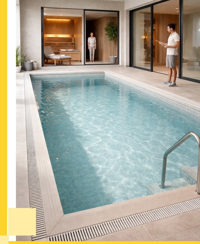 Отделка бассейна пленкой ПВХ в Балашове от 3559 р. - ЭриданБла