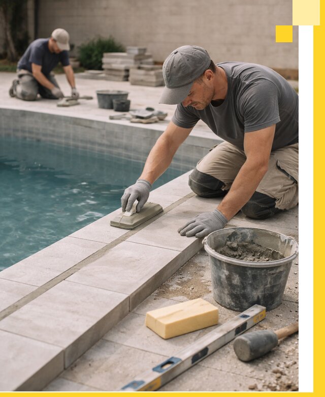 Отделка бассейнов в Балашове: декоративная отделка и гидроизоляция