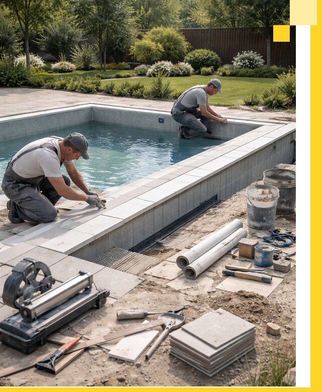 Строительство открытых бассейнов под ключ в Балашове профессионально