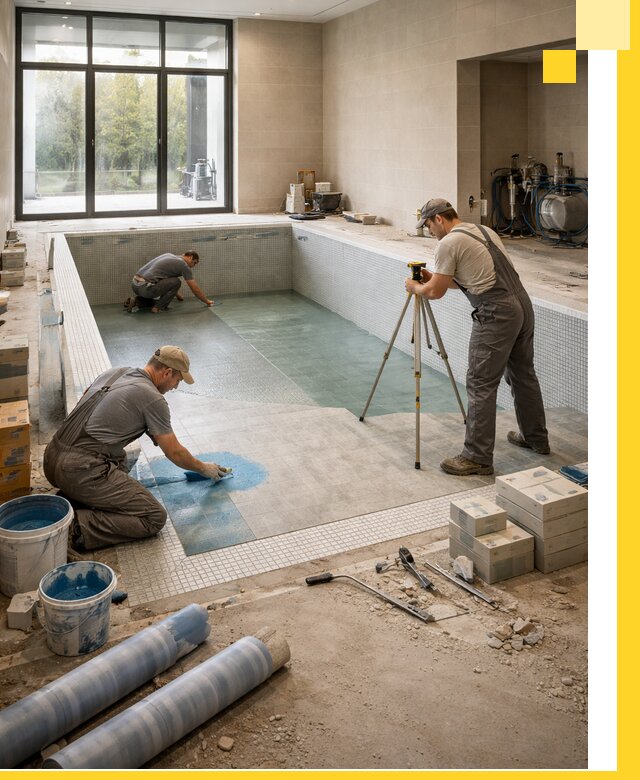 Проект и строительство закрытых бассейнов в Балашове под ключ