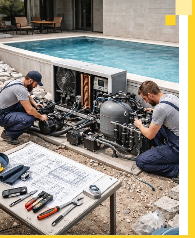 Проектирование и монтаж бассейнов с подогревом в Балашове