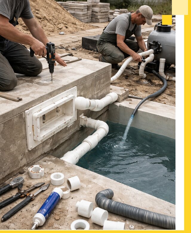 Строительство скиммерных бассейнов под ключ в Балашове