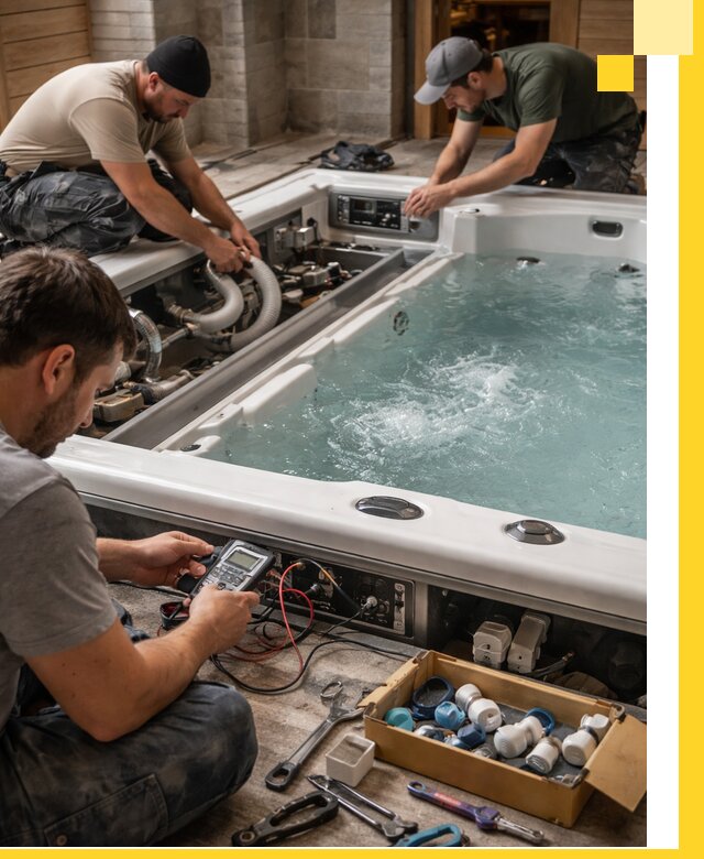 Гидромассажные бассейны под ключ в Балашове, дизайн и монтаж