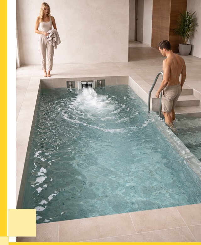 Бассейн с противотоком в Балашове от 254225 р. | ЭриданБла