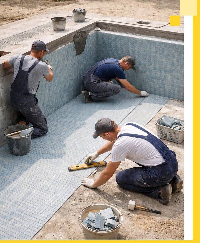 Укладка и установка плитки для бассейнов под ключ в Балашове