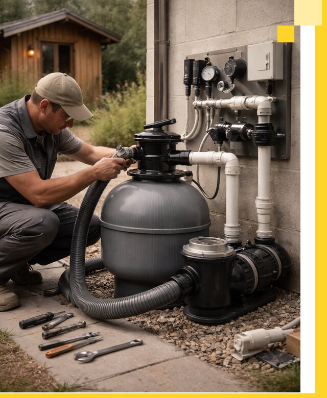 Продажа и монтаж фильтров и насосов для бассейнов в Балашове