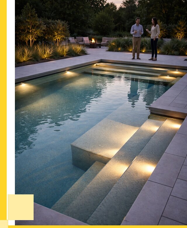 Освещение бассейнов в Балашове под ключ от 25423 р. | ЭриданБла