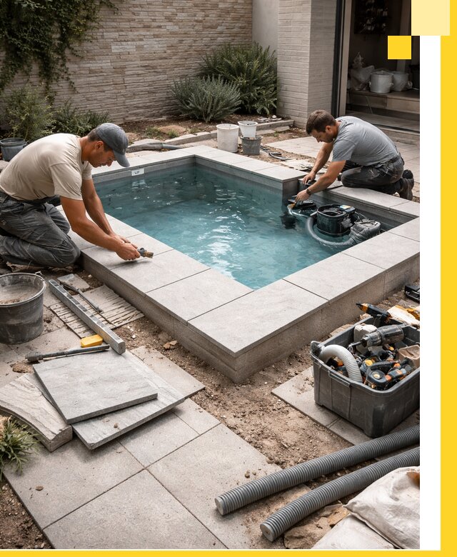 Мини бассейны под ключ в Балашове, дизайн и установка