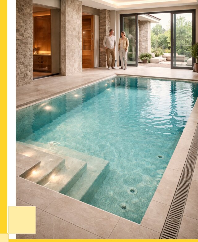 Бассейн во дворе в Балашове: проект, отделка от 1220280 р. | ЭриданБла