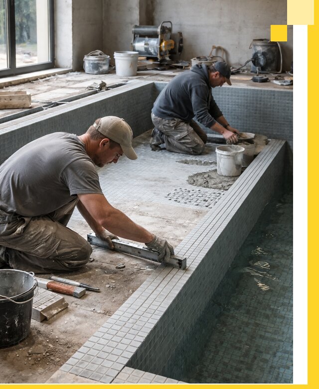 Строительство бассейна в частном доме в Балашове под ключ