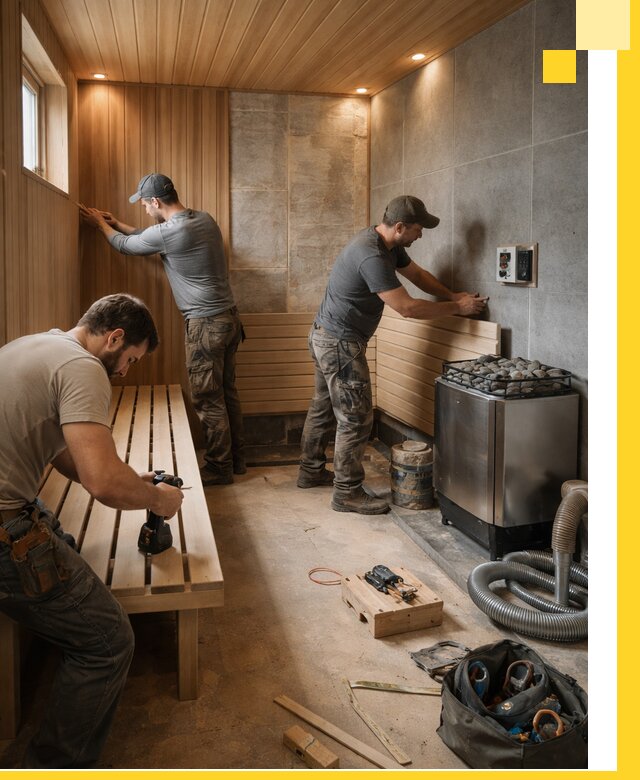 Сауны под ключ в Балашове, проектирование, строительство, отделка