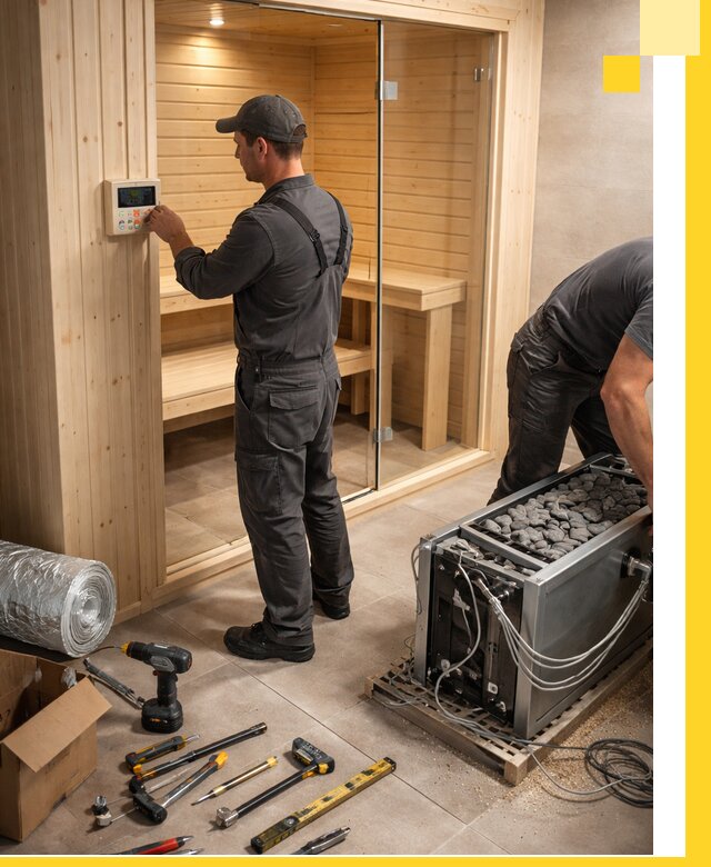 Поставка, установка и монтаж электрических саун в Балашове