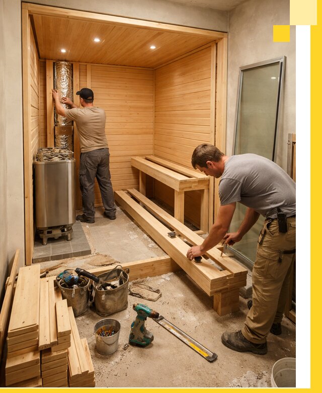 Проектирование и установка домашних саун под ключ в Балашове