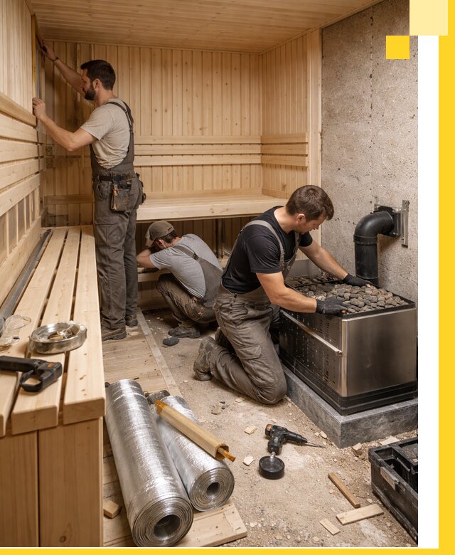 Индивидуальные сауны на заказ в Балашове под ключ, проект и монтаж