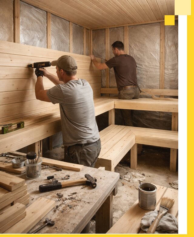 Профессиональная отделка бань и саун под ключ в Балашове