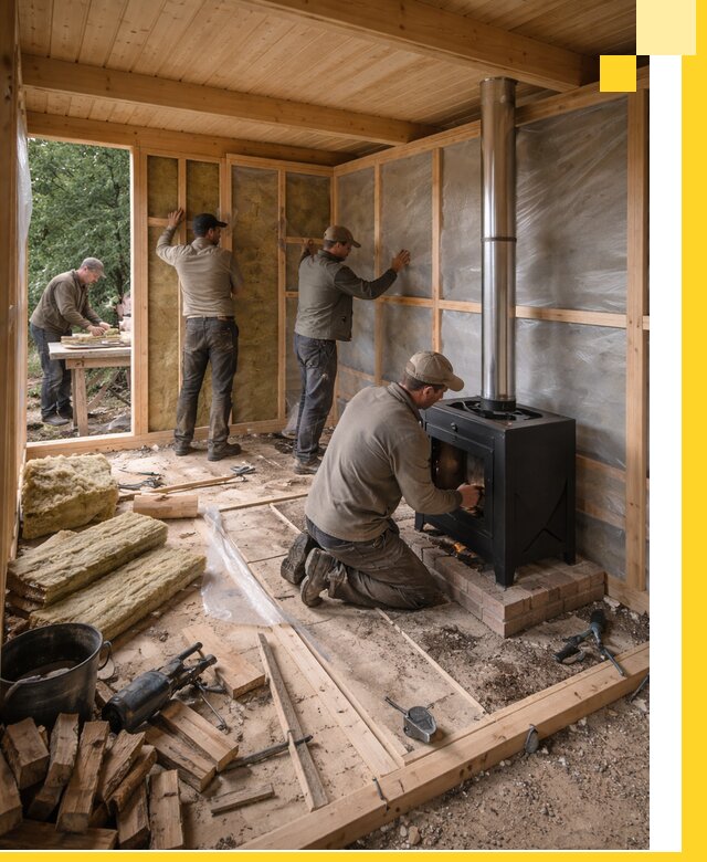 Профессиональный монтаж бань под ключ в Балашове для дома