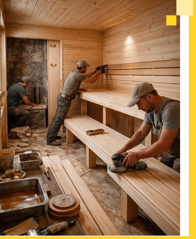 Профессиональная отделка бань в Балашове под ключ, с гарантией