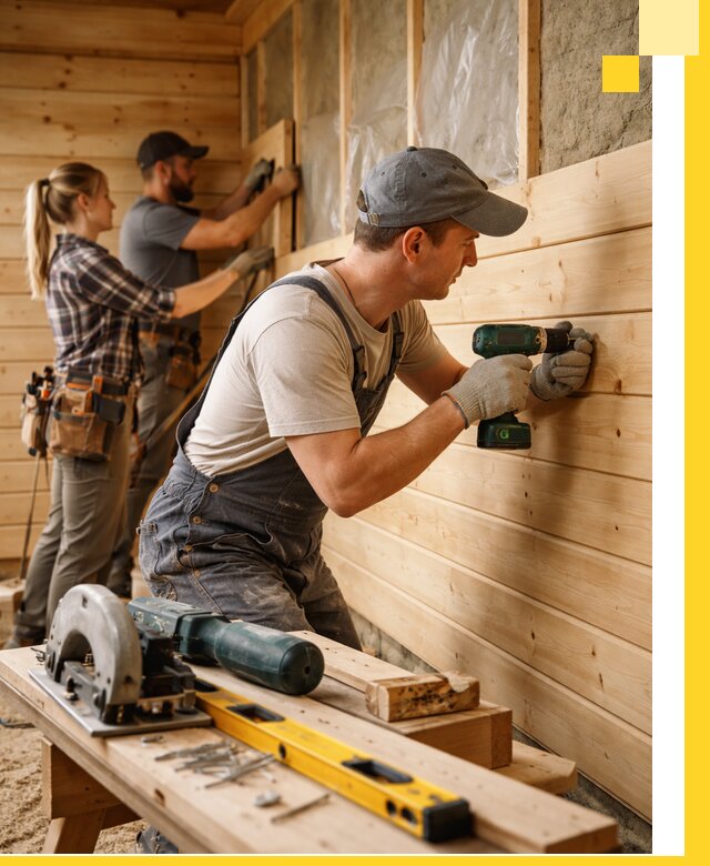 Обшивка бань под ключ в Балашове: отделка стен и потолков