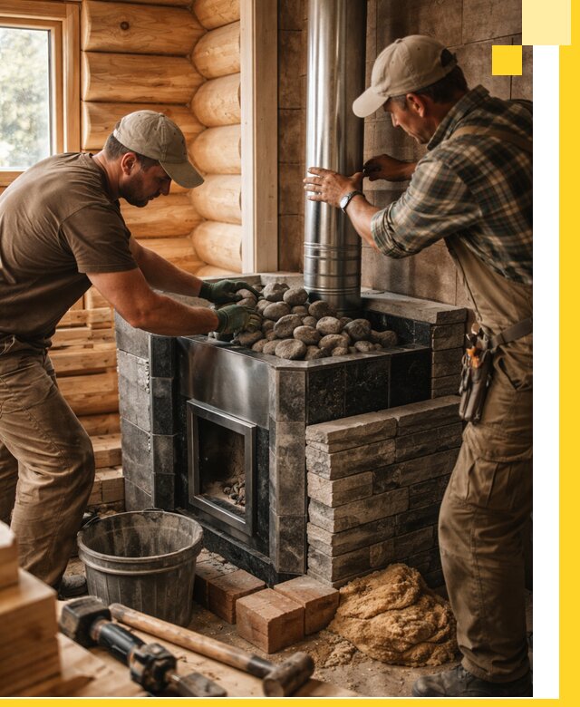 Строительство и отделка русских бань под ключ в Балашове