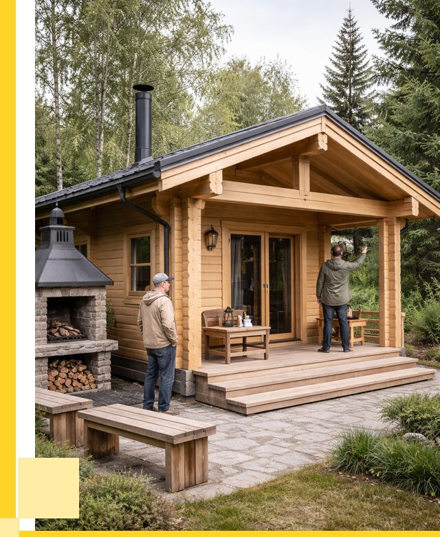 Деревянные бани под ключ в Балашове от 457605 р. | ЭриданБла