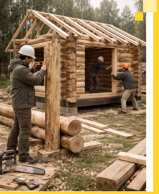 Строительство бань для дачи под ключ в Балашове с доставкой и монтажом