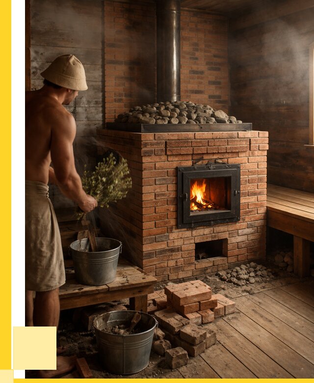 Кирпичные банные печи в Балашове от 91521 р. | ЭриданБла