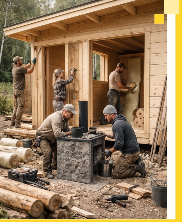 Купить баню под ключ в Балашове строительство монтаж отделка