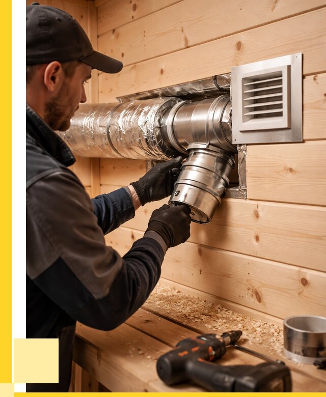 Монтаж вентиляции бани в Балашове от 12203 р. | ЭриданБла