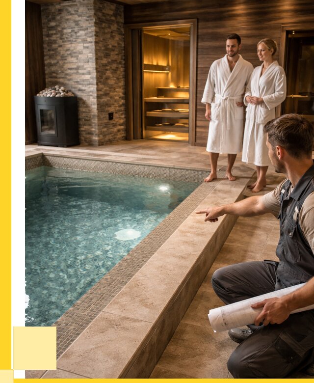 Проект бани с бассейном под ключ в Балашове от 66099 р. | ЭриданБла