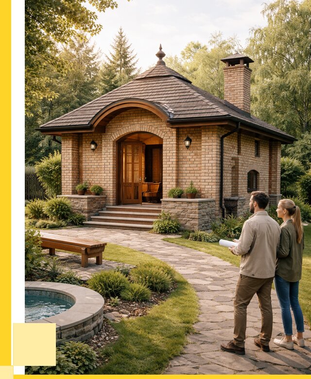 Проект кирпичной бани в Балашове от 30507 р. | ЭриданБла